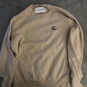 Men’s Beige Calvin Klein Crewneck